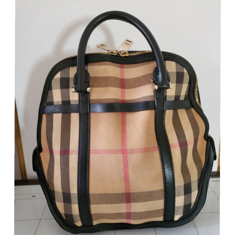 BURBERRY House Check' Bowling Bag - Picture 6 of 16